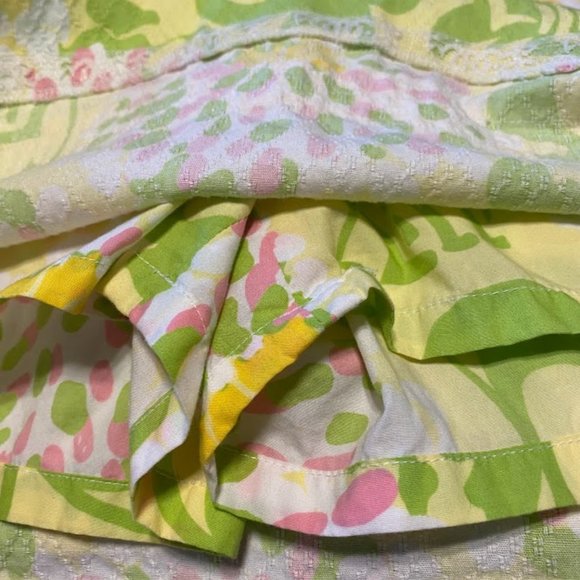 LILLY PULITZER – Yellow and Green Skort – Size 6 - Picture 8 of 8
